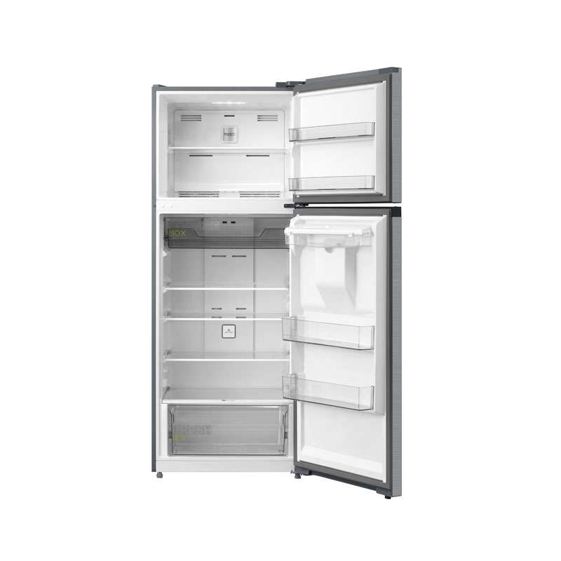 Refrigerador Midea MDRT480WENDXW 17 Pies Smart Sensor Bru Steel Silver