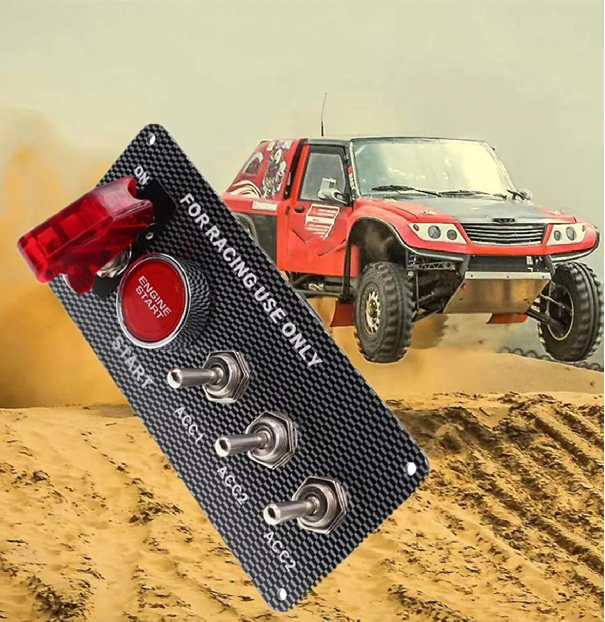 Botón De Arranque Racing Switch Encendido Panel De Auto 12v