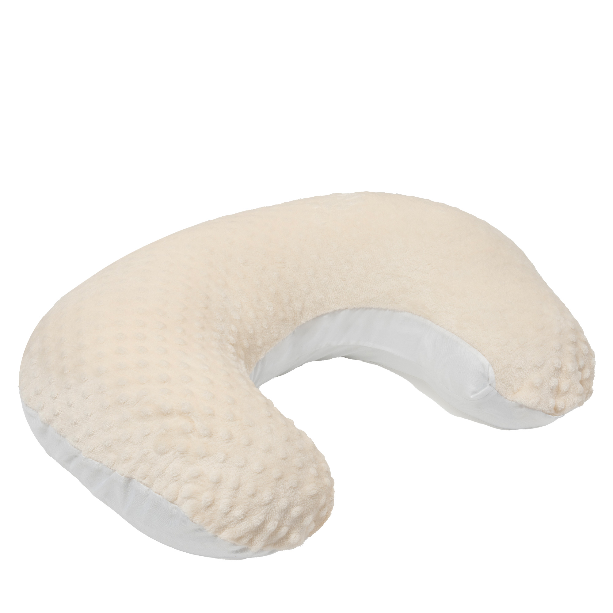 Memory Foam | Almohada De Lactancia/ Cojín para Alimentar Bebé con Biberón  o Fórmula - Con Funda Lavable color Beige.