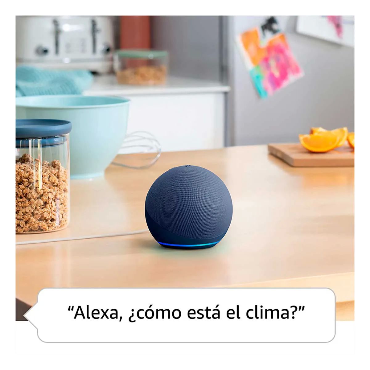 Alexa Amazon Asistente Virtual Echo Dot 5ta Generación Color Azul