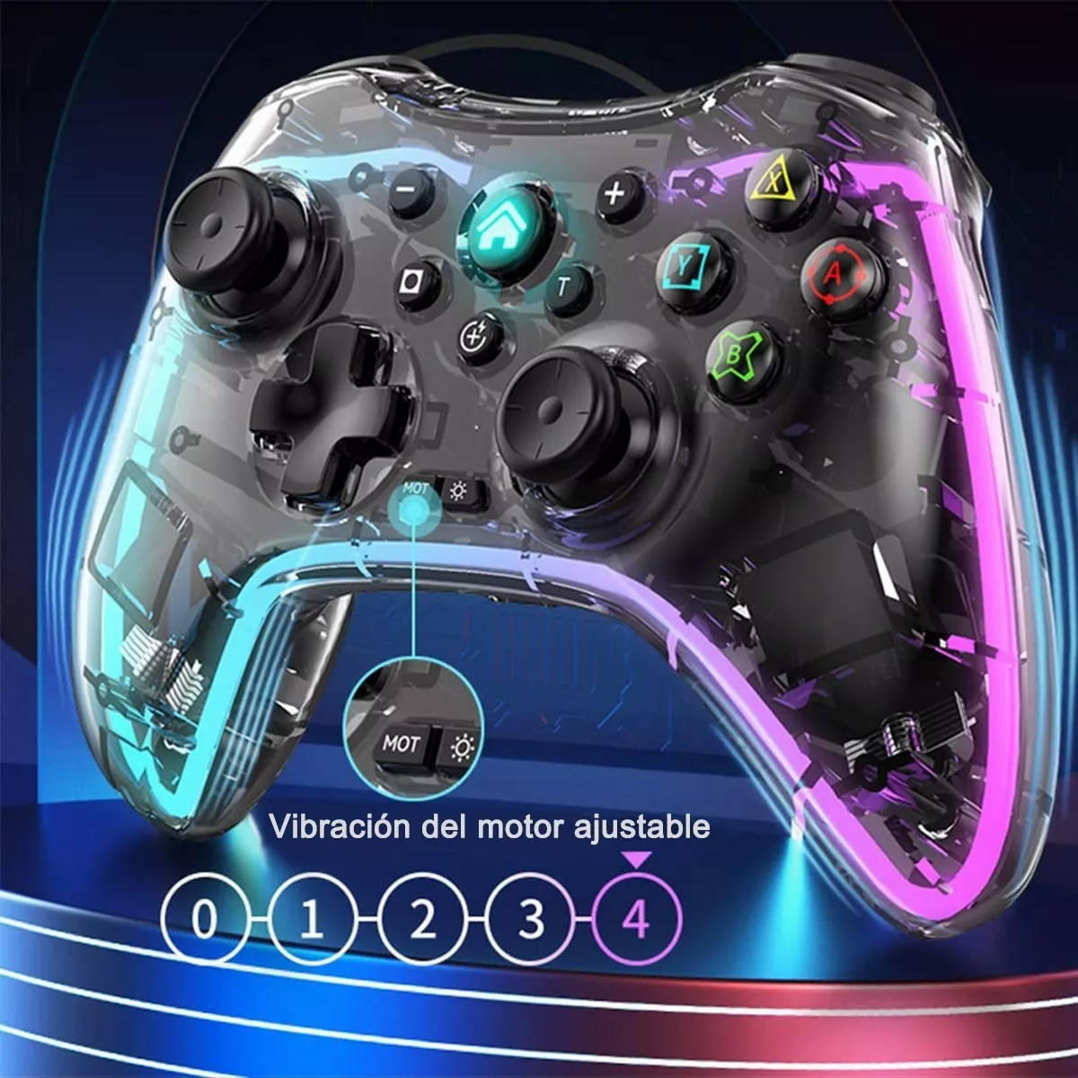 Control Mando Para Xbox 360 Inalambrico Con Vibracion Azul Calidad Superior