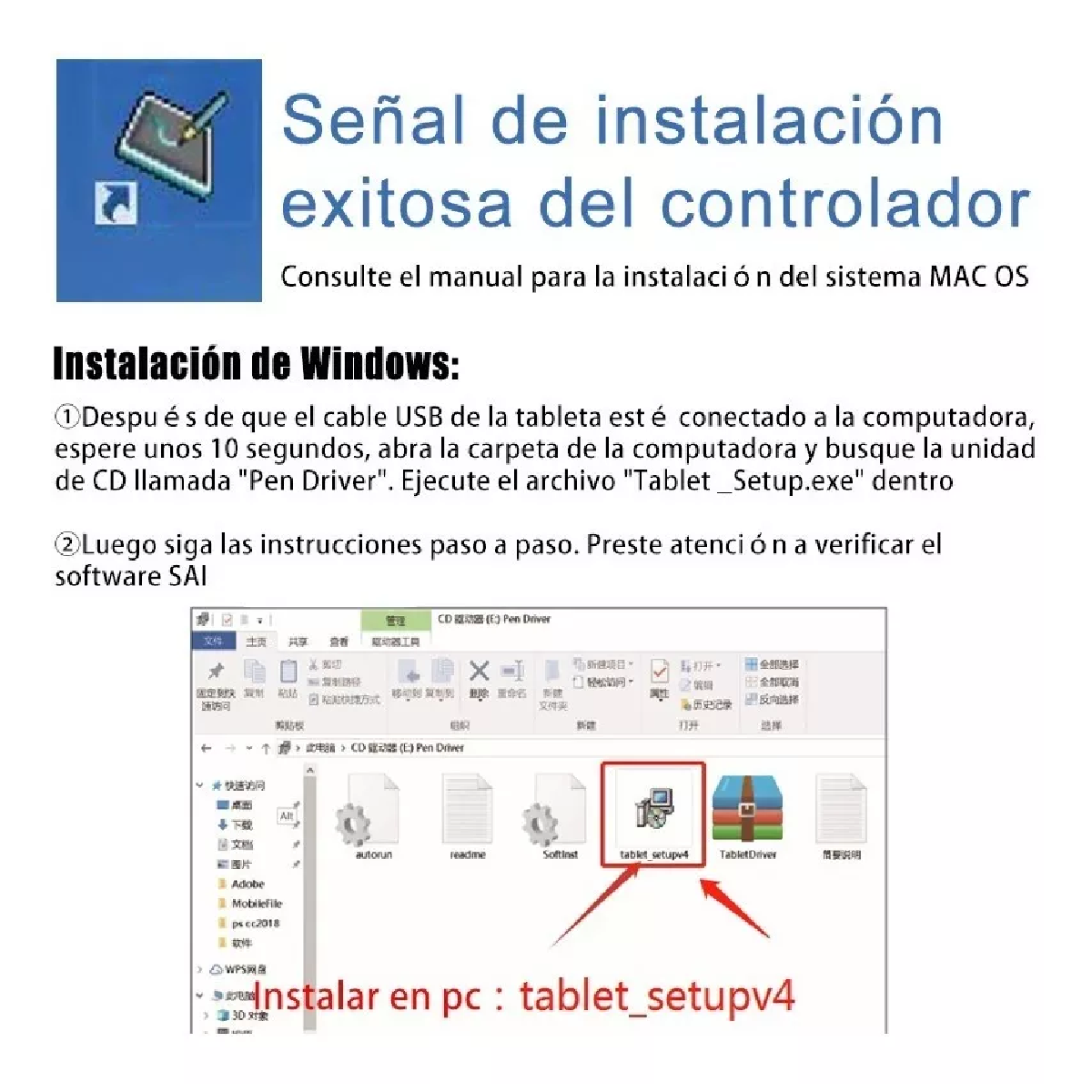 Tableta Gráfica 10x6 Con 8192 Niveles De Presión Y 22 Teclas