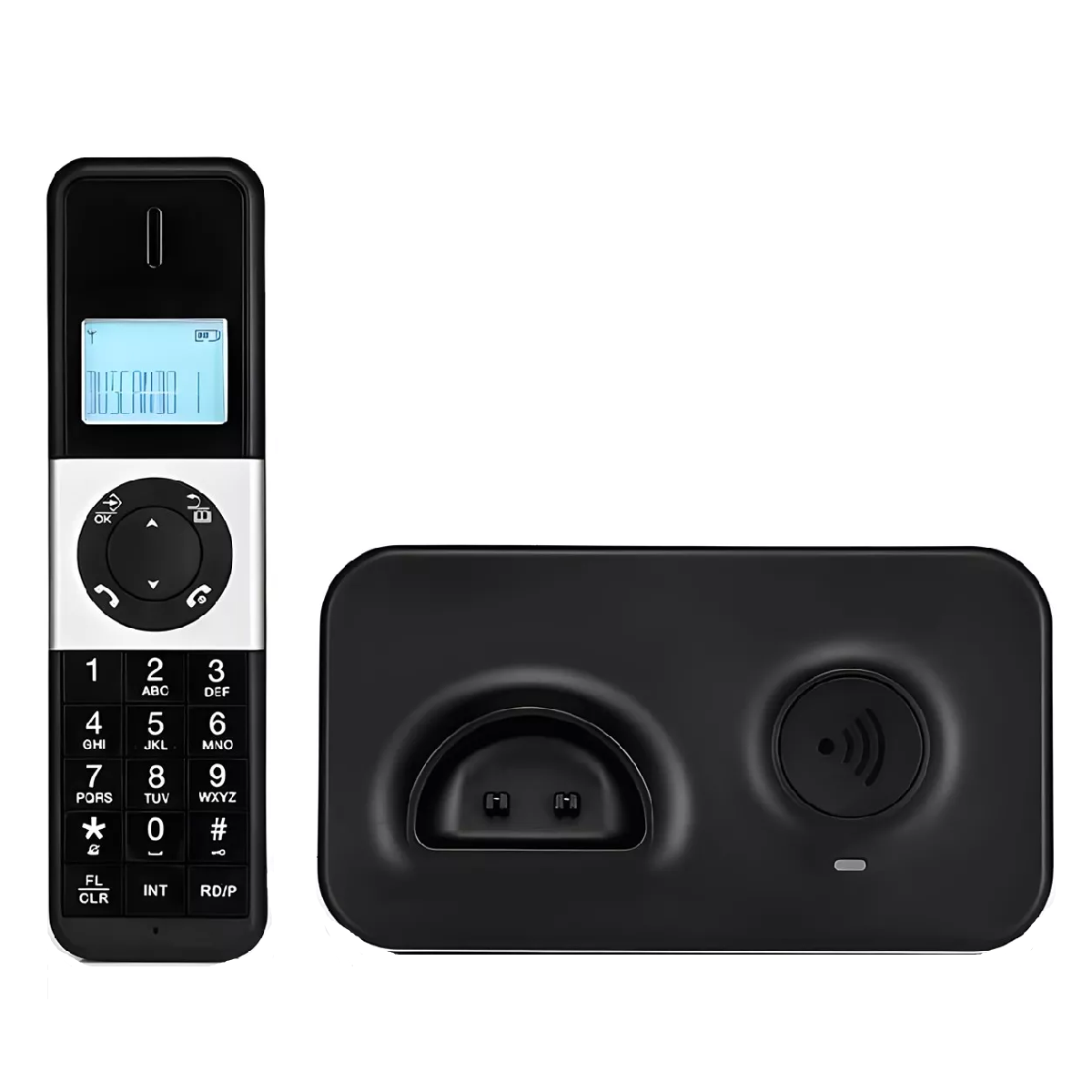 Teléfono Fijo Inalámbrico D1102b Con Contestador Automático