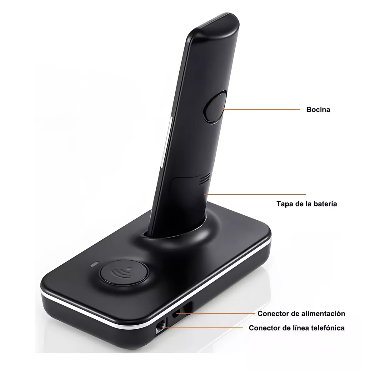 Teléfono Fijo Inalámbrico D1102b Con Contestador Automático