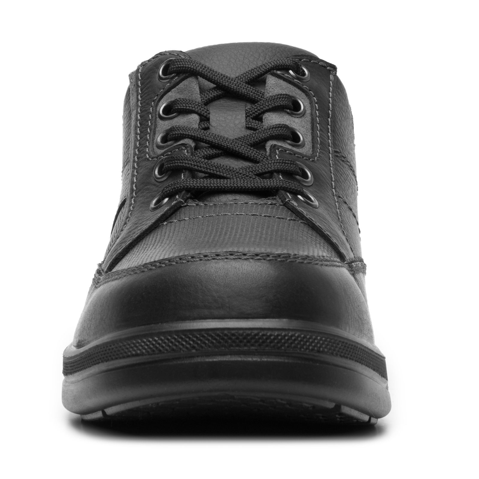 Zapato Derby Clasico Para Hombre 410605 Negro Piel Confort