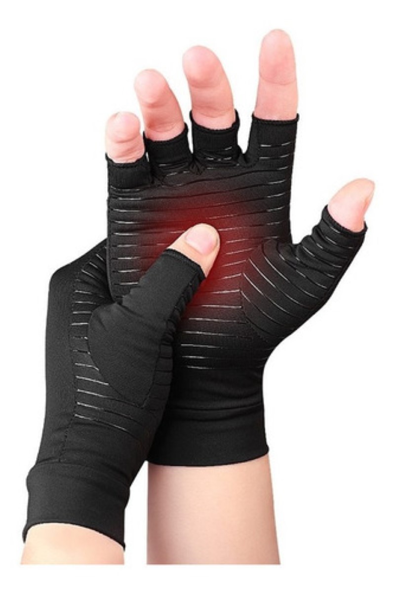 Guantes De Compresión Y Terapia Para Artritis Reumatoide Talla L Gris