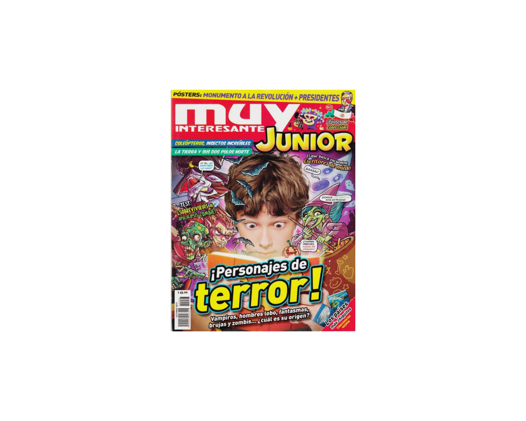 2 Revistas Muy interesante Junior Cultura Niños Escolares Juegos 