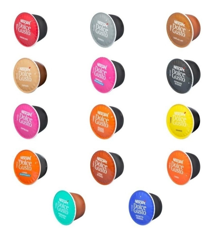 Cápsulas Café Dolce Gusto Nescafé Variedad De Sabores 48 Pzas