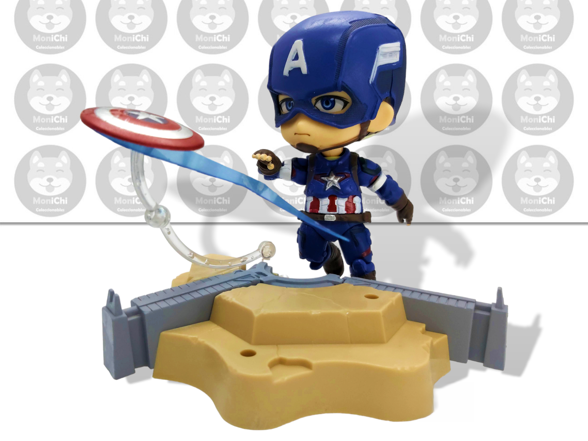 Captain America 618 Capitan Nendoroid Figura Marvel Avengers