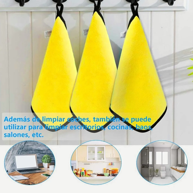 5 Paño Mágico Seco Con Toalla Superfina, 30*40cm