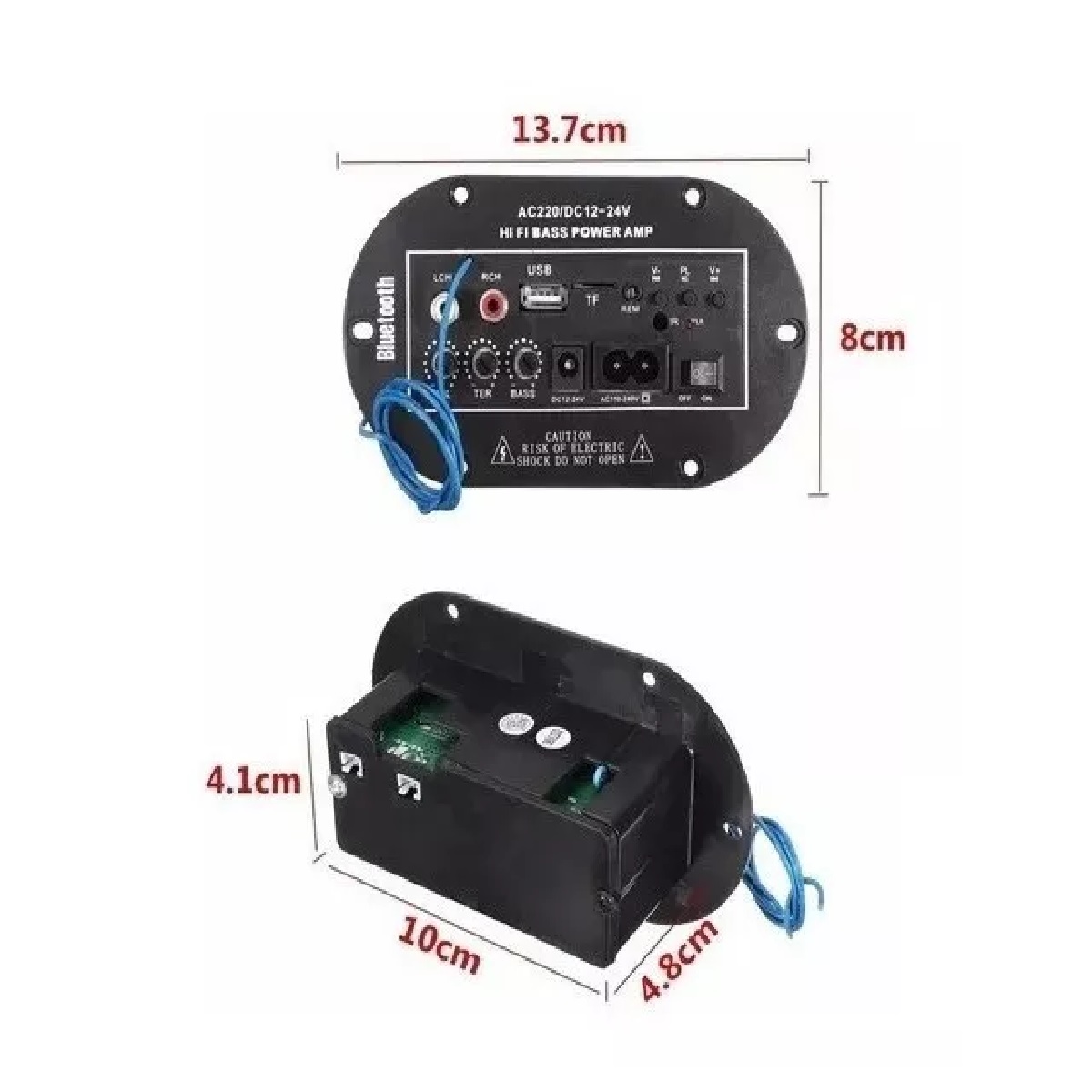 Placa Amplificadora De Audio De Alta Fidelidad Con Bluetooth