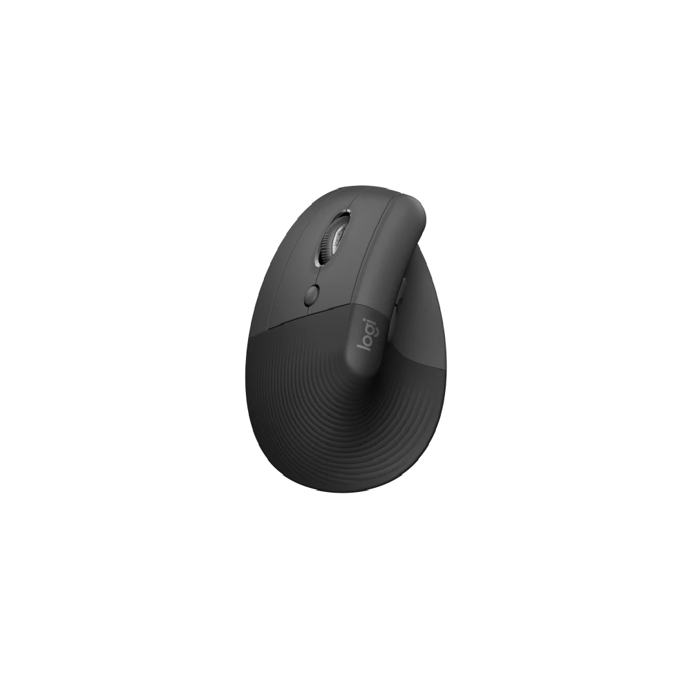 Mouse Logitech Lift Ergonómico Vertical Gris Solo Zurdos.