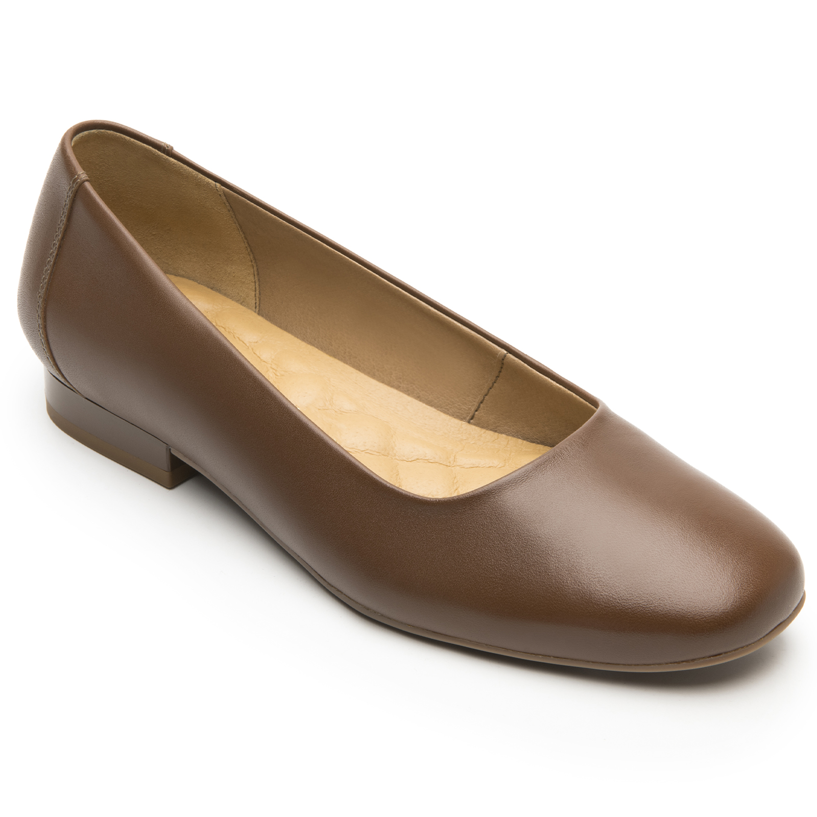 Ballerina Estilo Flats Confort Para Mujer Flexi 119901 Café