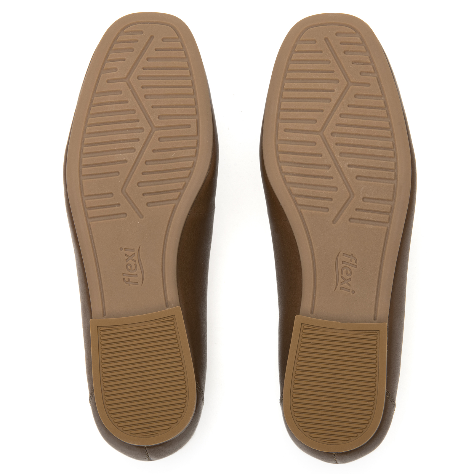 Ballerina Estilo Flats Confort Para Mujer Flexi 119901 Café
