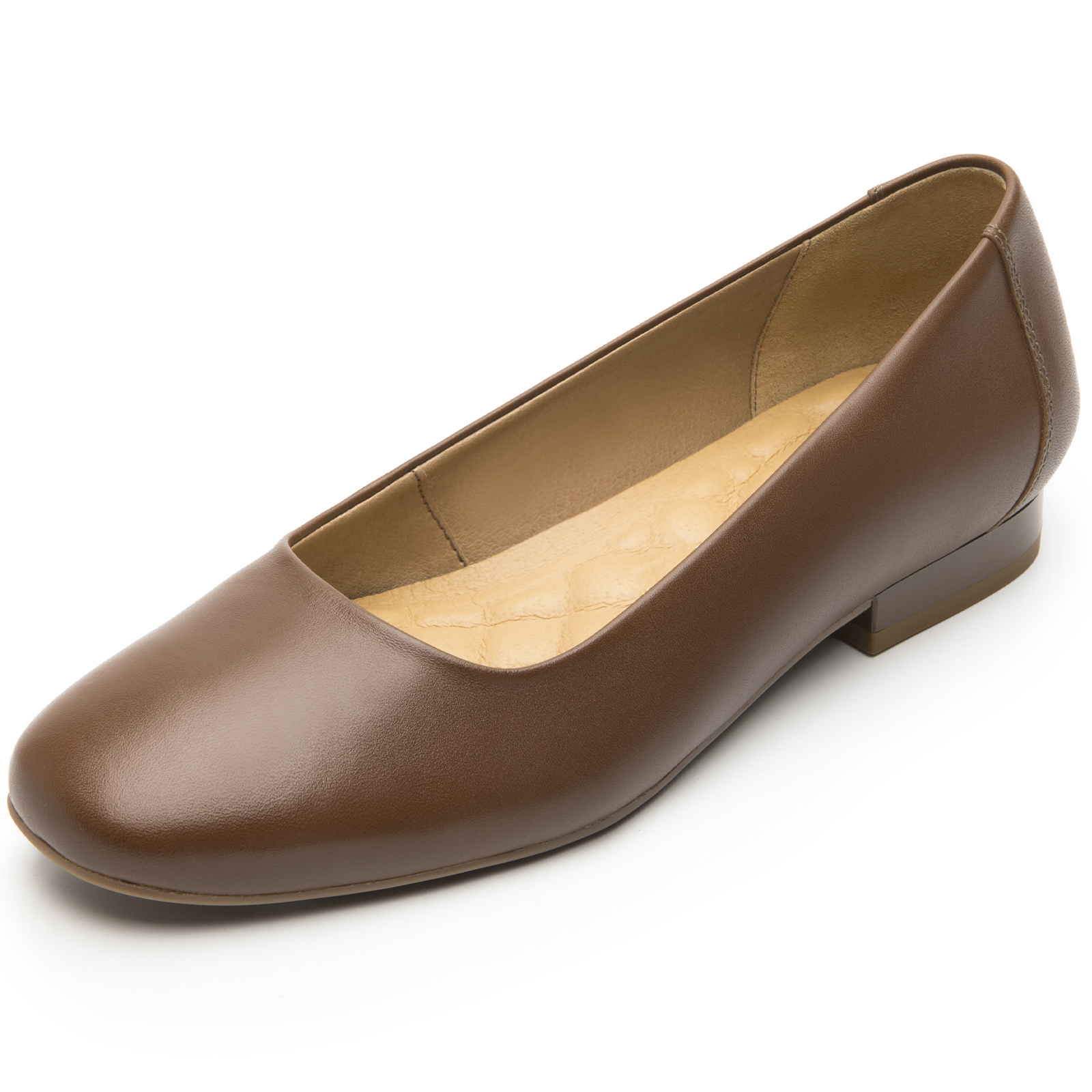 Ballerina Estilo Flats Confort Para Mujer Flexi 119901 Café