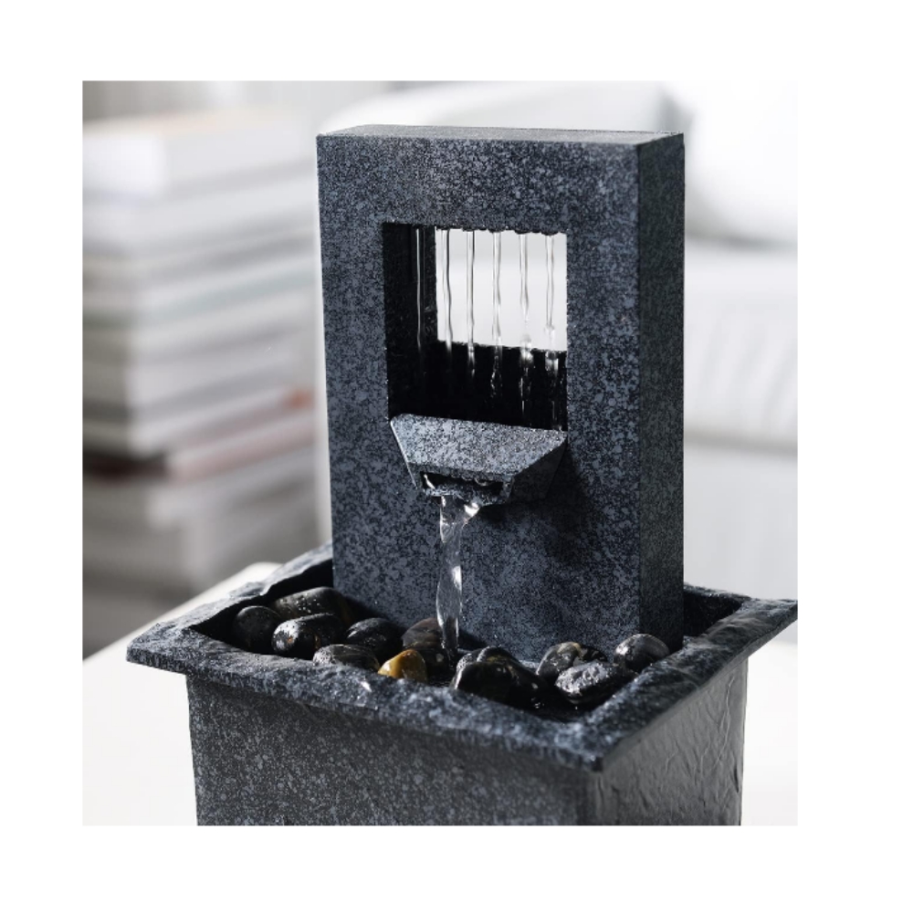 Fuente mini decorativa portátil relajación zen artesanal 