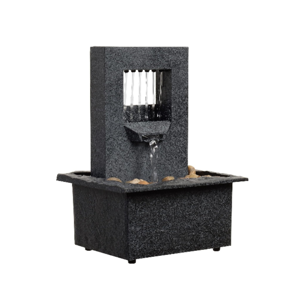 Fuente mini decorativa portátil relajación zen artesanal 