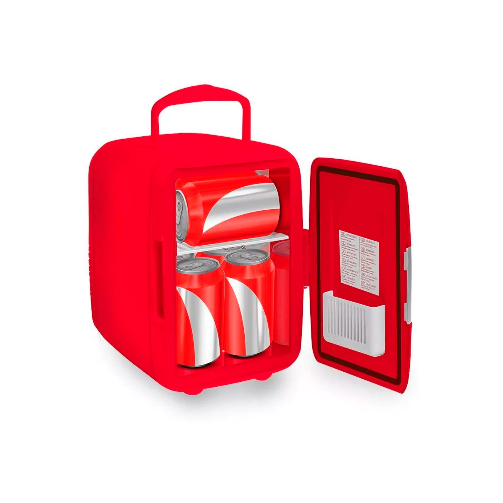 Mini Refrigerador Frigobar Portátil 12v Rc-4r Rca Rojo