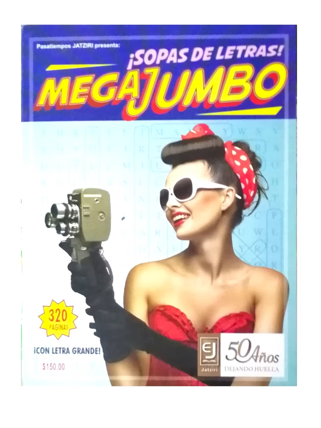 3 Libros De Sopas de Letras Mega Jumbo Letra Grande Destreza Mental