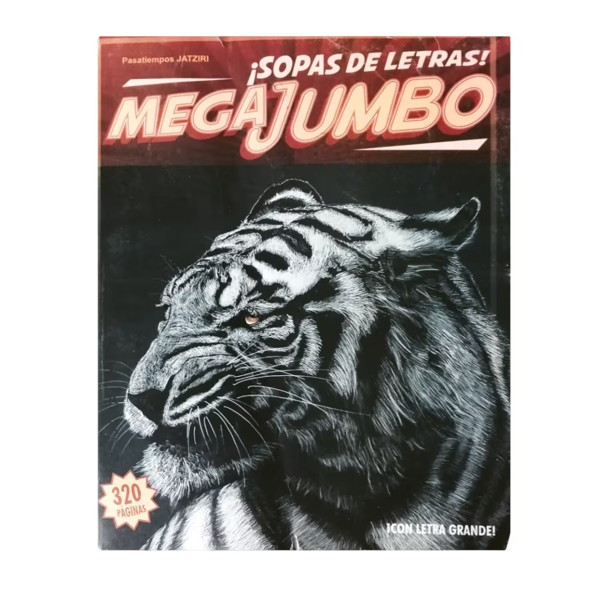3 Libros De Sopas de Letras Mega Jumbo Letra Grande Destreza Mental