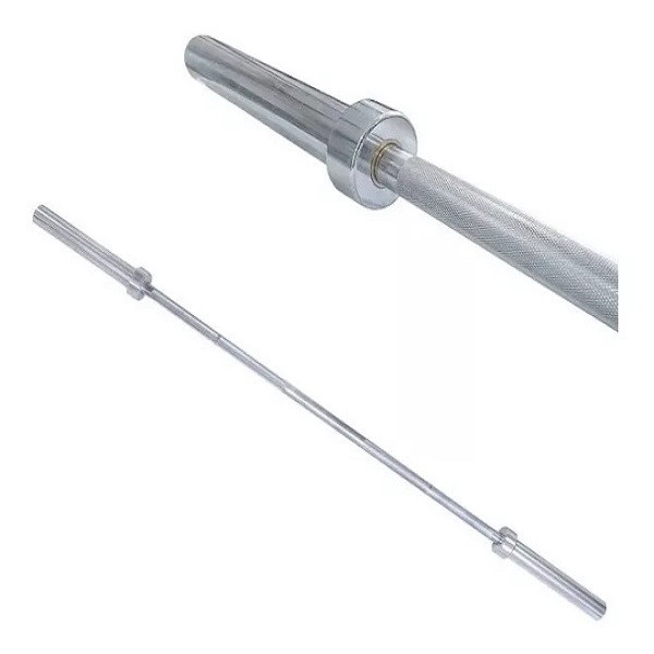 Barra Recta Olimpica 1.20 Mts Profesional Incluye Seguros