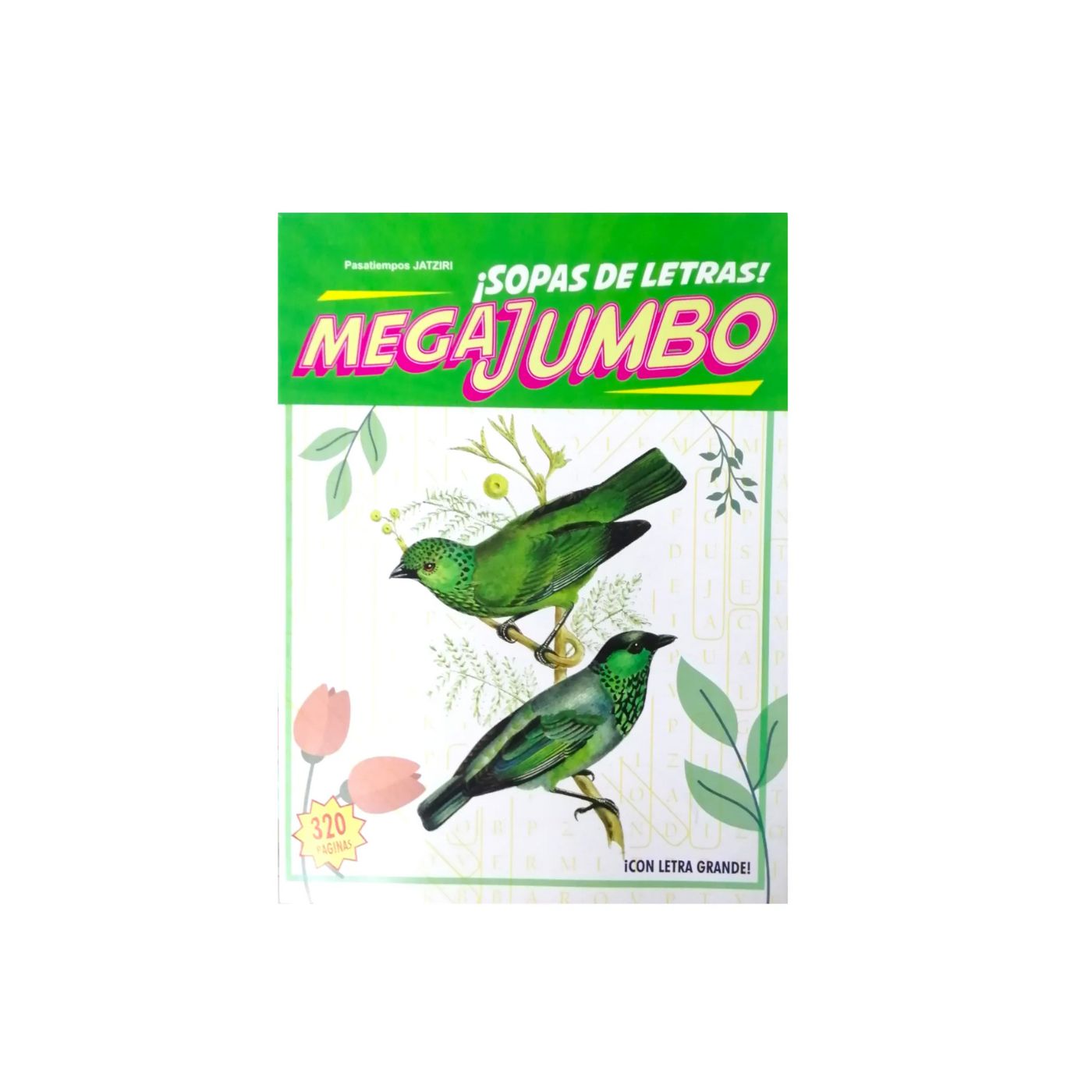 3 Libros De Sopas de Letras Mega Jumbo Letra Grande Destreza Mental