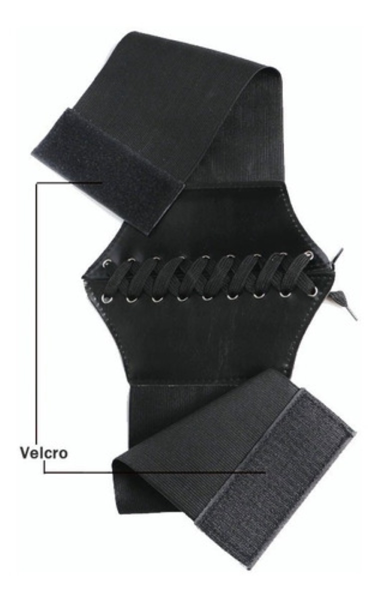 Cinturón Elástico Tipo Corset Cintura De 65 A 80 Cm Negro