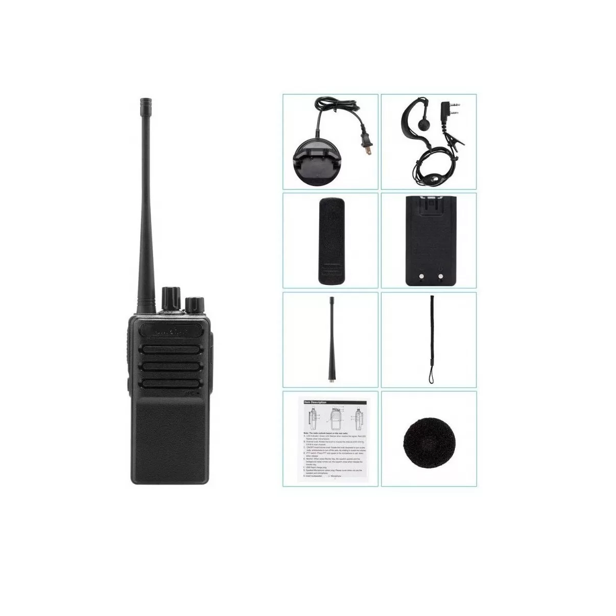 Radio Baofeng Bf-c2 Uhf Walkie Talkie Entrada Usb
