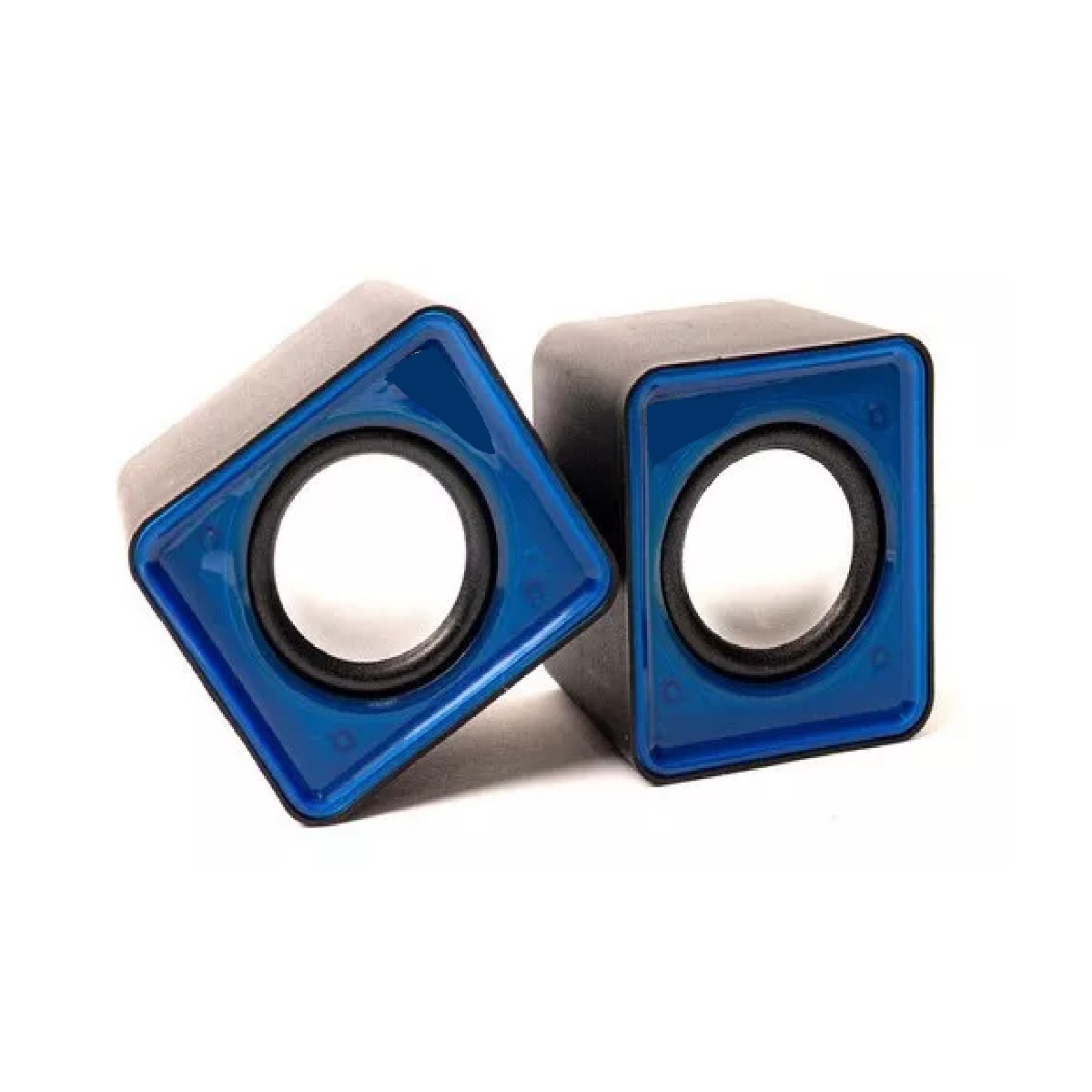 Bocinas Para Pc o Laptop Usb Y Audio 3.5mm Color Azul 