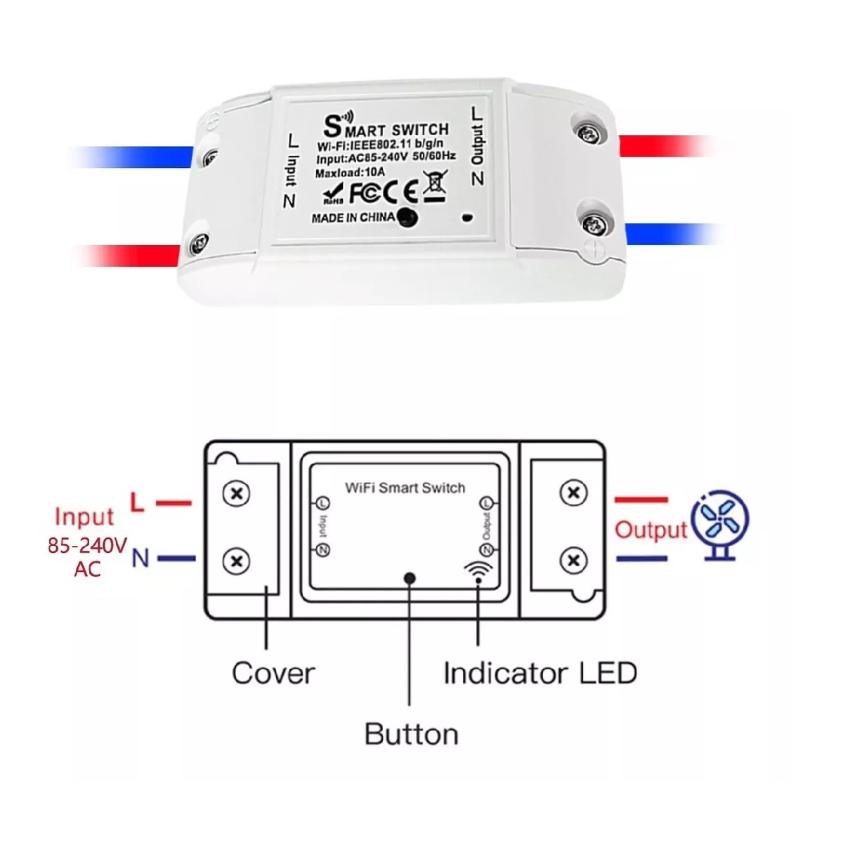 Conjunto De 2 Interruptores Inteligentes, Repetidor Wifi