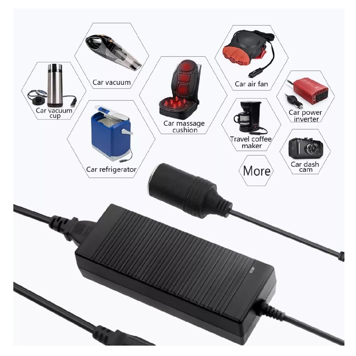 Adaptador Convertidor De Corriente 110v A 12v