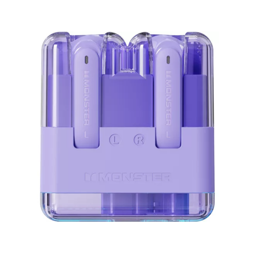 Audífonos Bluetooth Monster Airmars XKT12 Morados In-ear Manos Libres Inalambricos