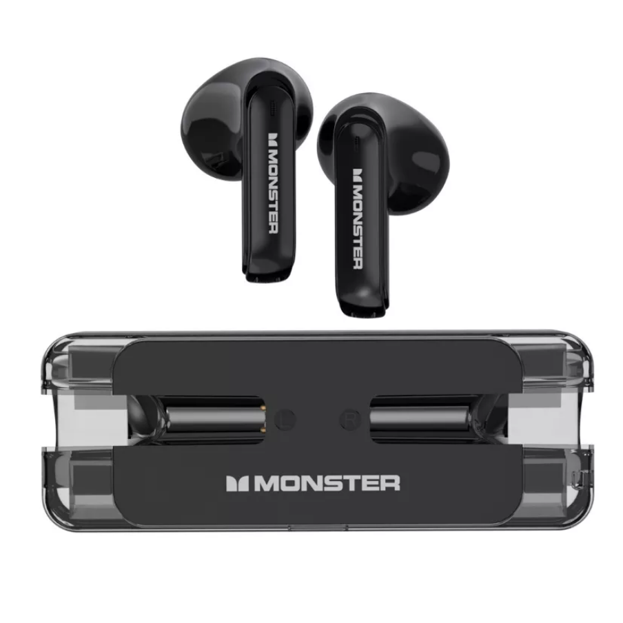 Audífonos Bluetooth Monster Airmars XKT08 Negros In-Ear Manos Libres Inalambricos