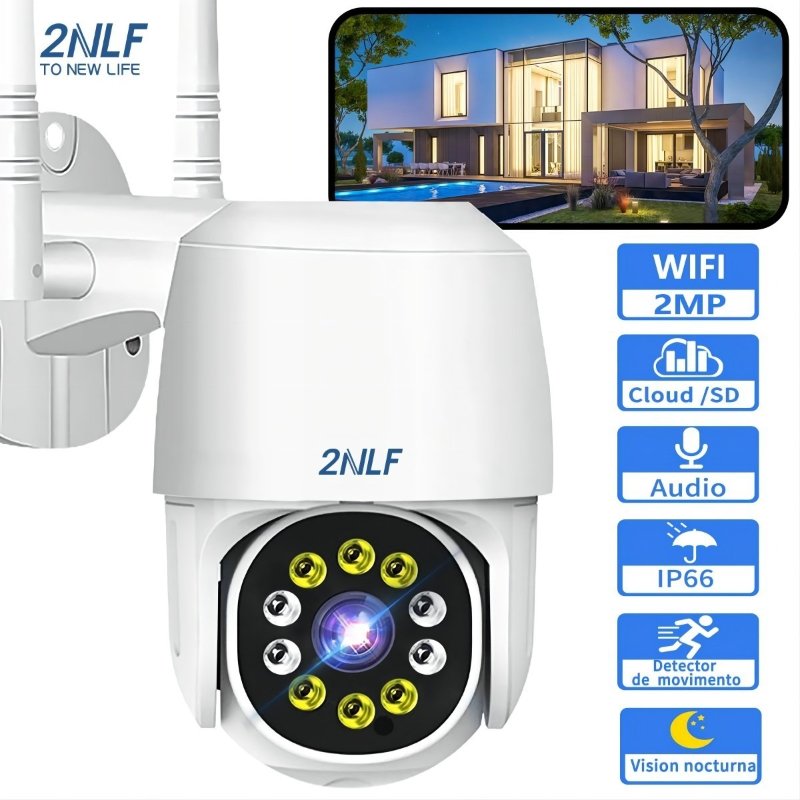 Cámara de seguridad WIFI para vigilancia doméstica, cámara interior para  monitor de bebé, grabación de tarjeta SD de video/audio 24/7,  almacenamiento