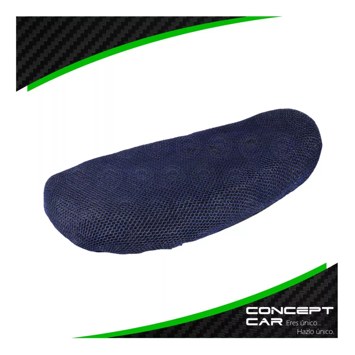 Funda Cubre Asiento Malla Para Moto Termica Universal Xl F1 Azul