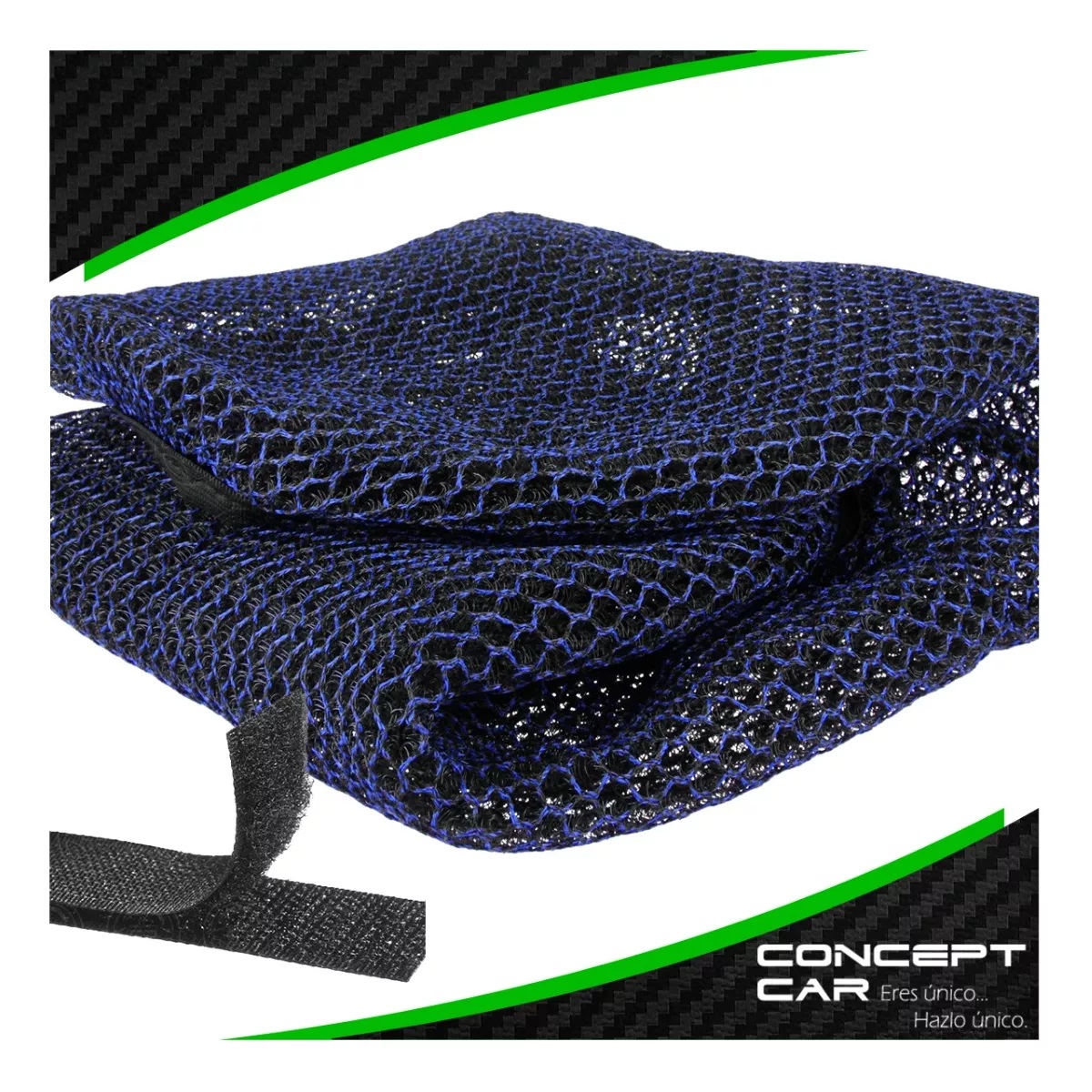 Funda Cubre Asiento Malla Para Moto Termica Universal Xl F1 Azul