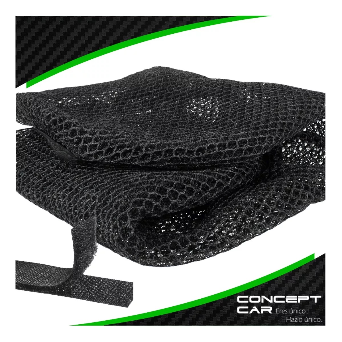 Funda Cubre Asiento Malla Para Moto Termica Universal Xl F1 Negro