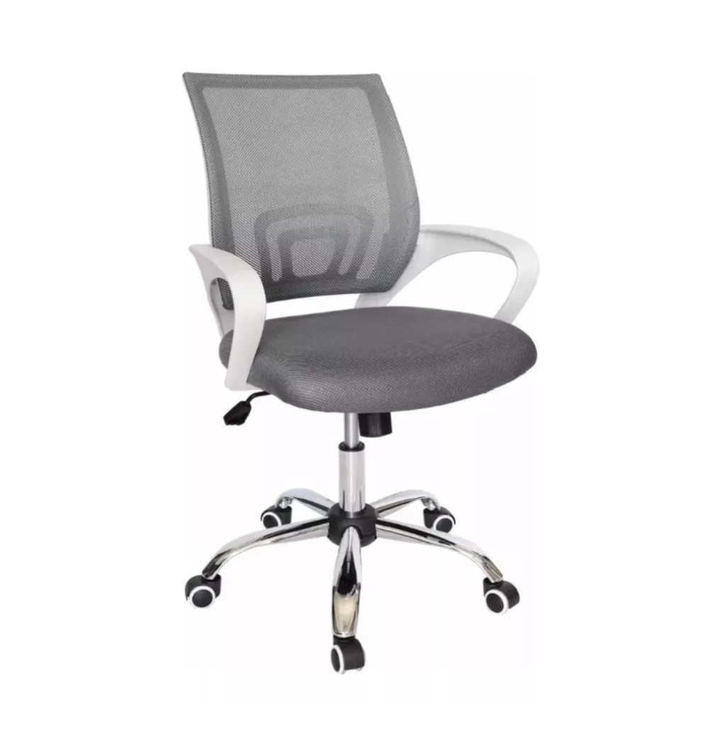 Silla Escritorio Ejecutiva Giratoria Oficina Gris