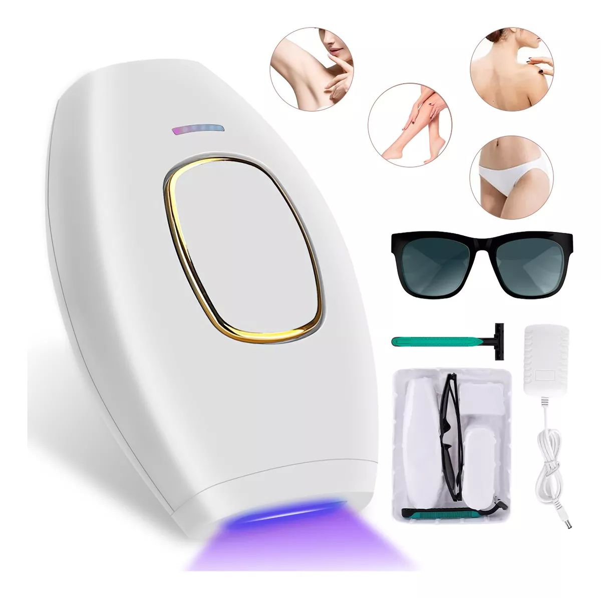 Depiladora Láser Permanente De Luz Pulsada Lpl Sin Dolor.