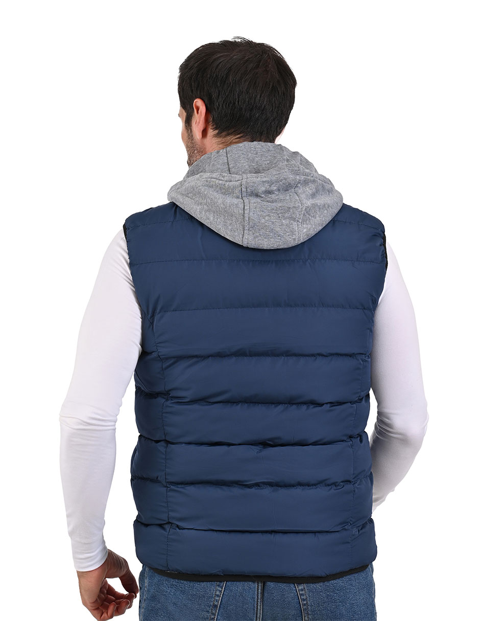 Chaleco Con Gorro Desmontable Para Caballero Marca Furor 100% Original