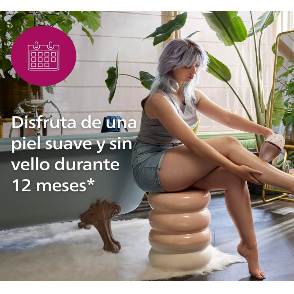 Depiladora Lumea prestige IPL luz pulsada 4 cabezales inalámbrico