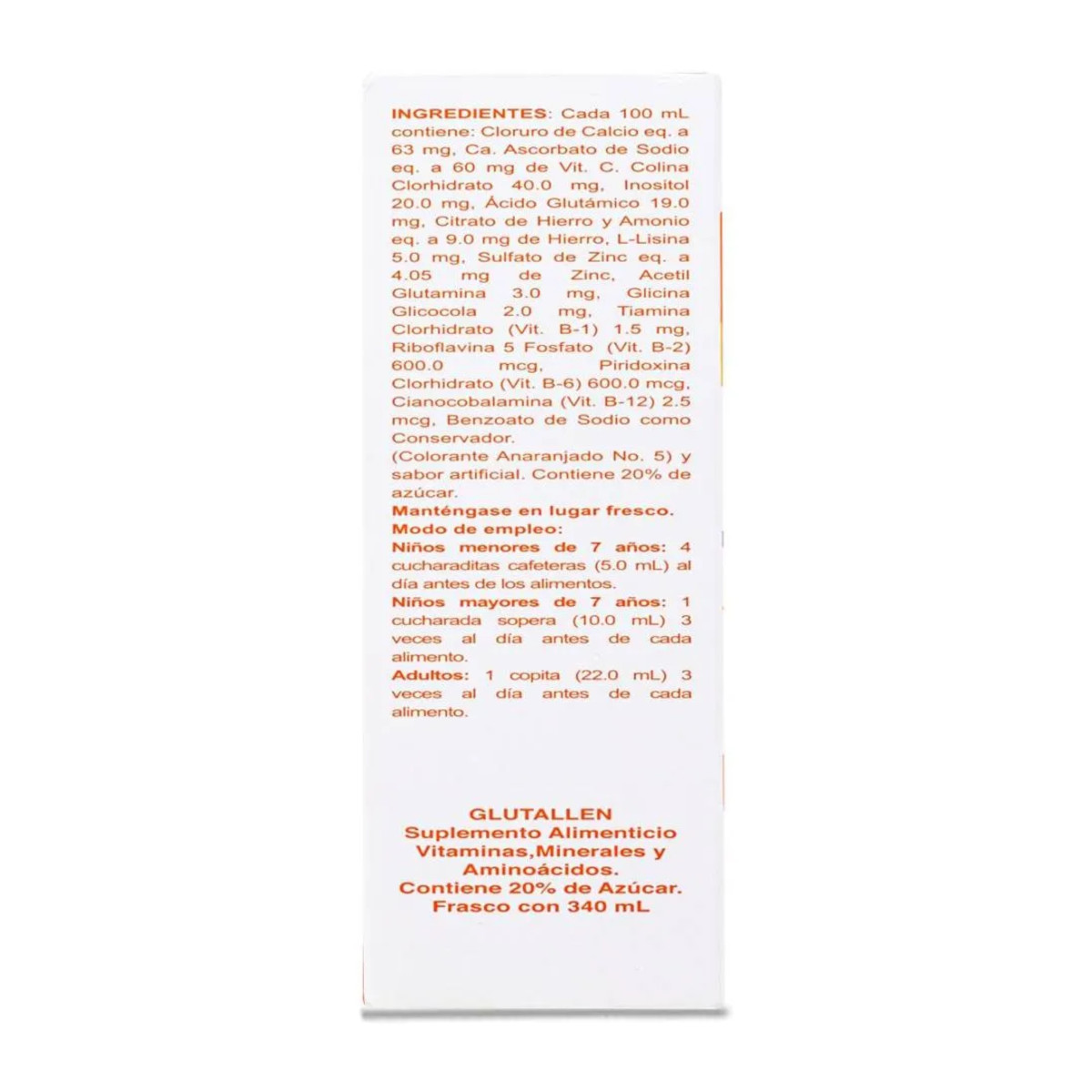 Glutallen Solución 340ml ALLEN