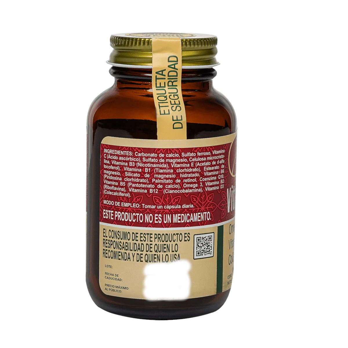 VITABIOM Q10 Cápsulas C/ 30, Omega 3 Vit B3 Calcio Cintrona