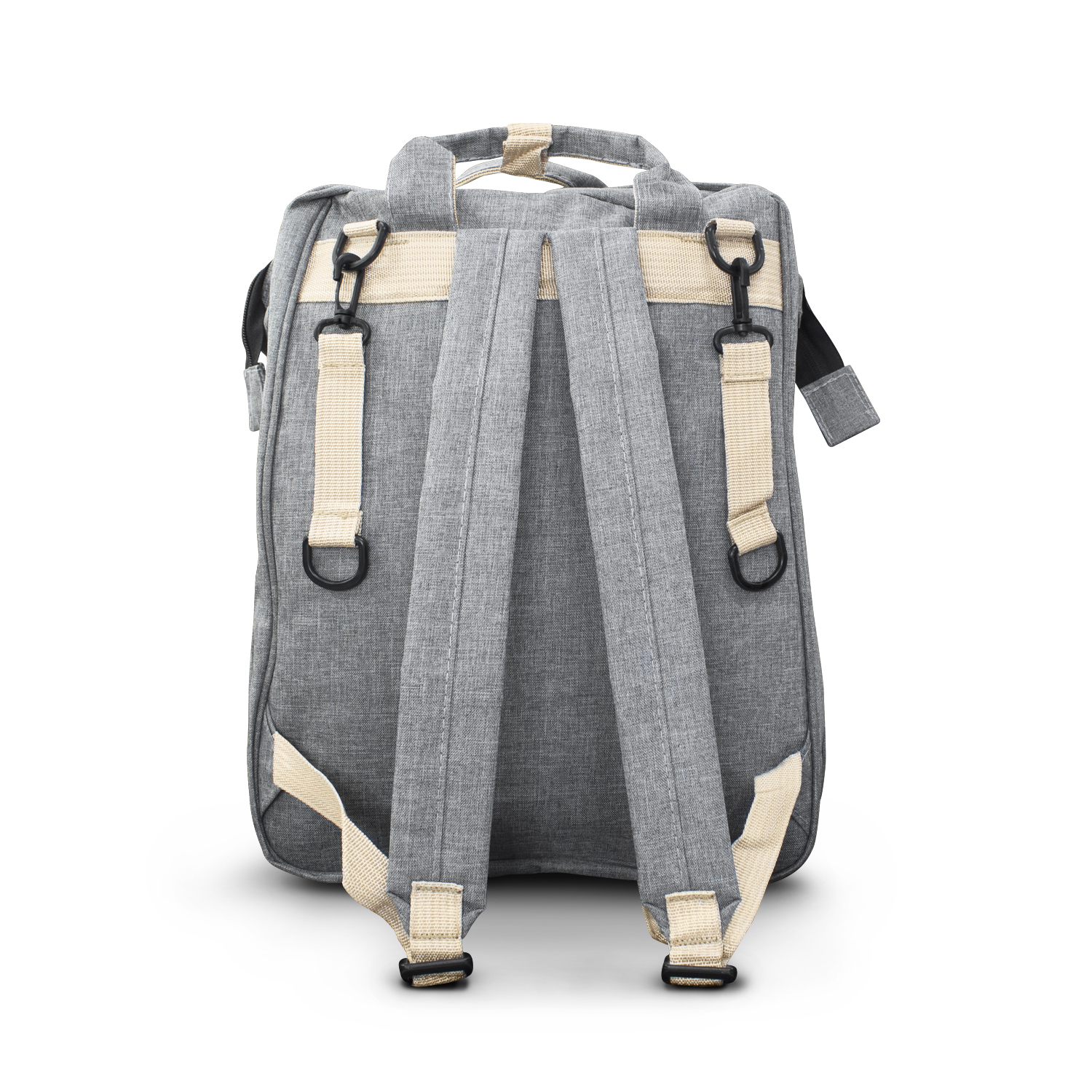 Mochila Pañalera cambiador Multifuncional en color Gris