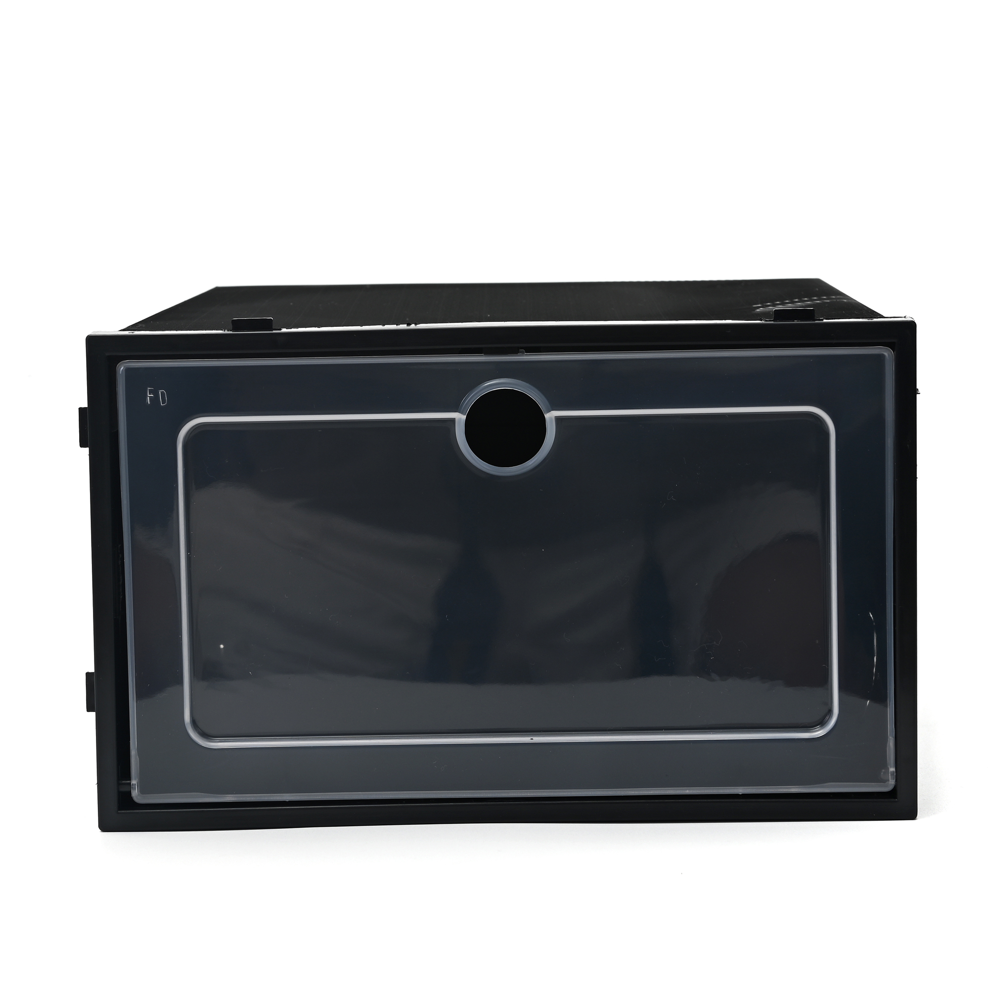 Zapatero Organizador de Plastico Transparente Caja Apilable Organizadora