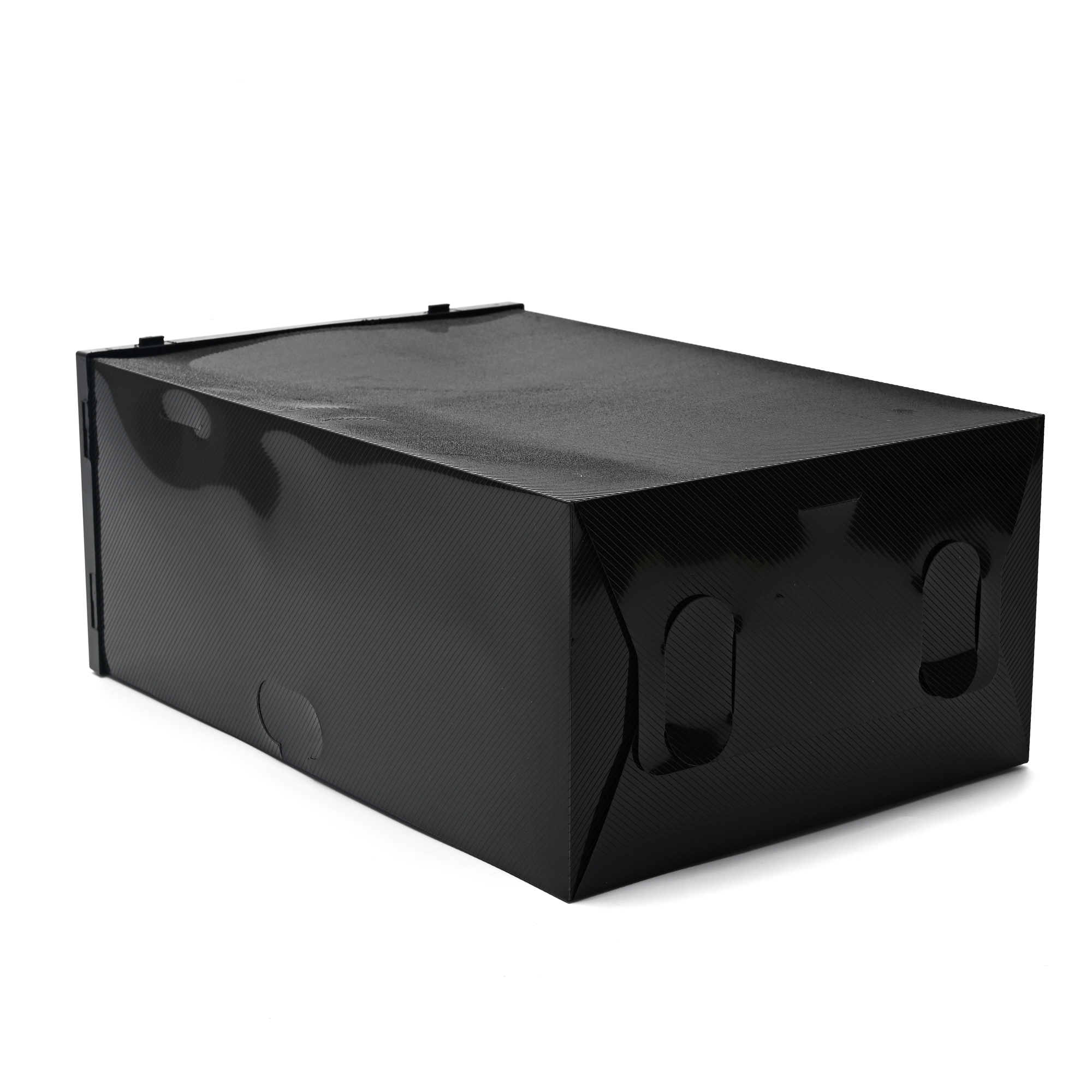 Zapatero Organizador de Plastico Transparente Caja Apilable Organizadora