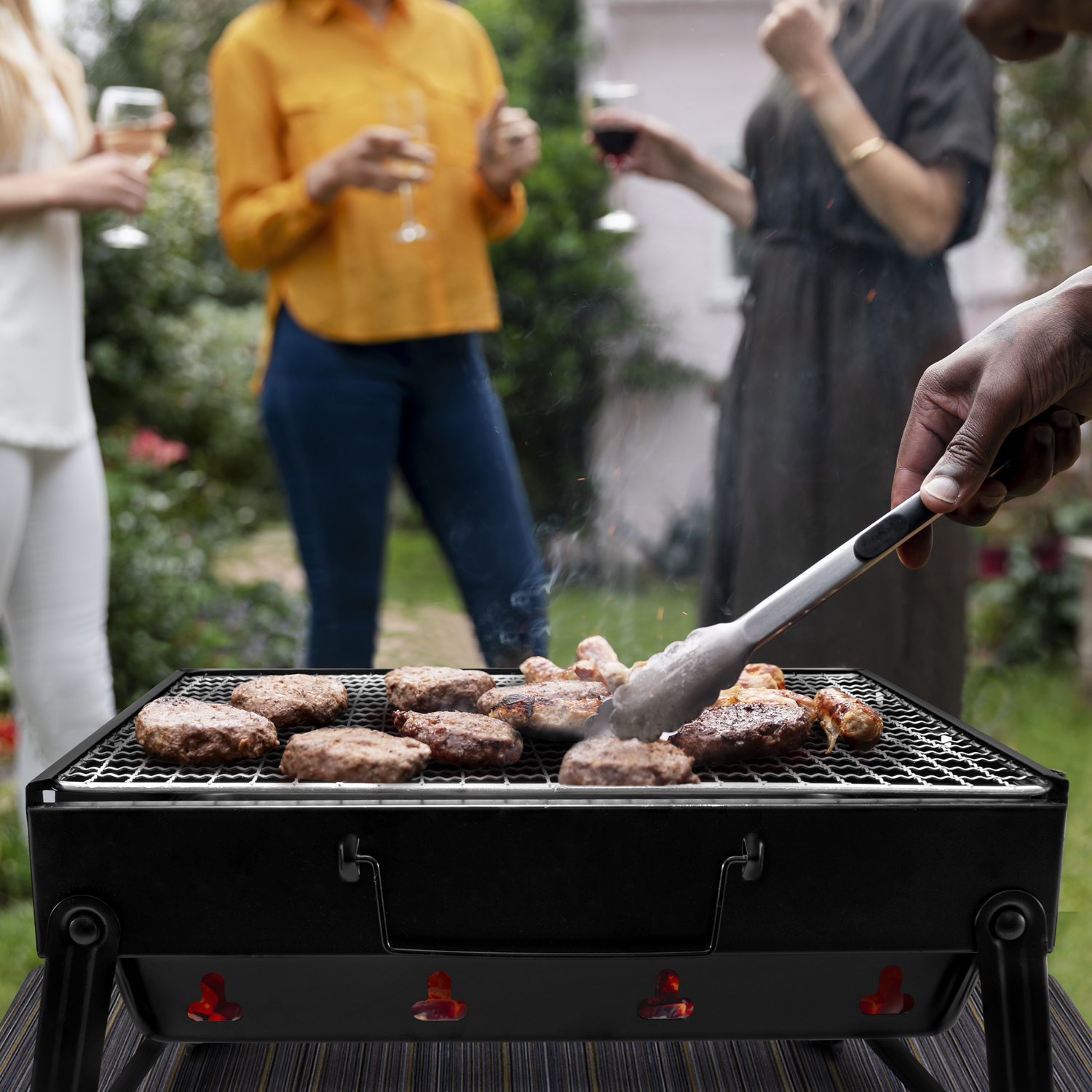 Parrilla Asador de carbon portatil