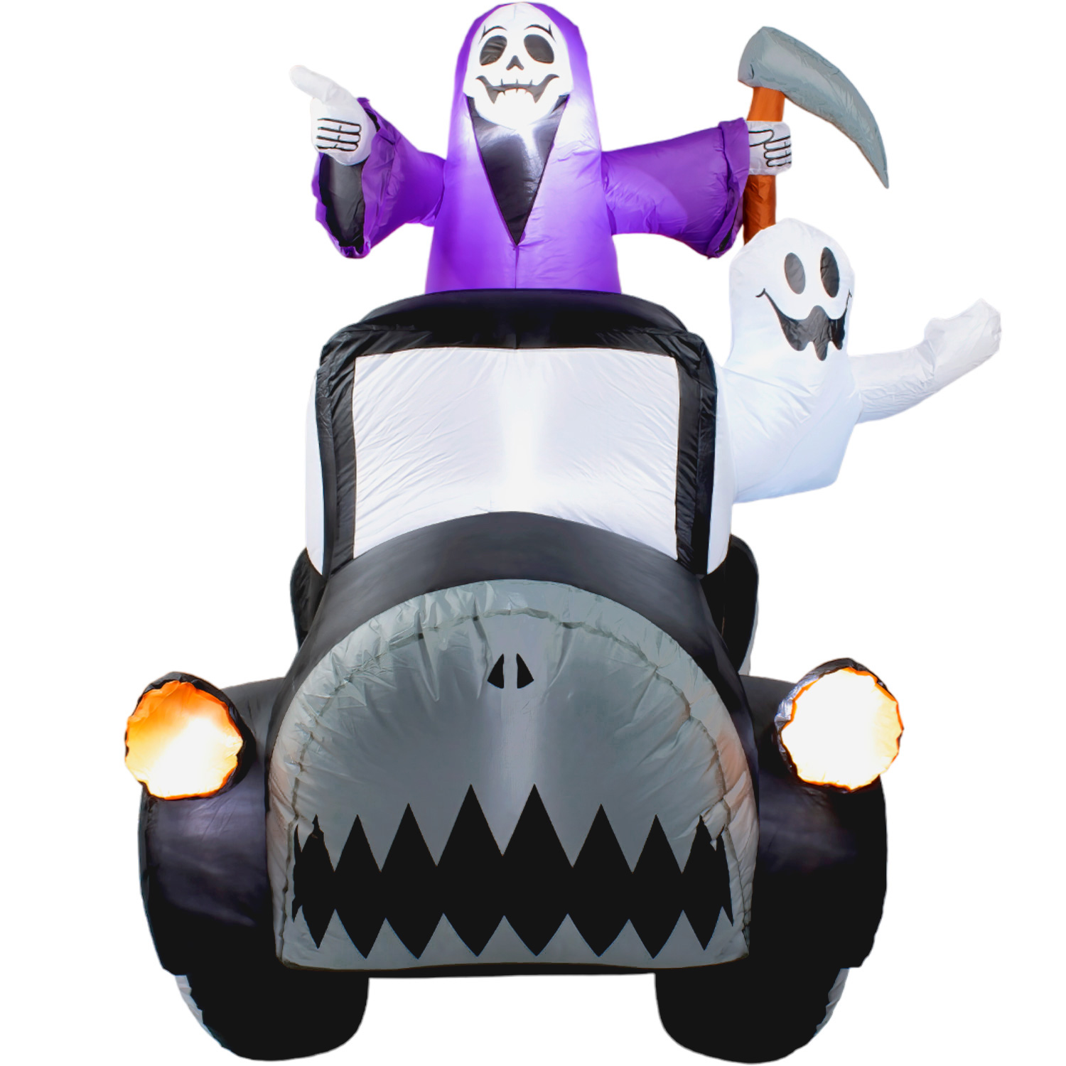 Inflable Halloween Camioneta Terrorifica Led 200 Cm