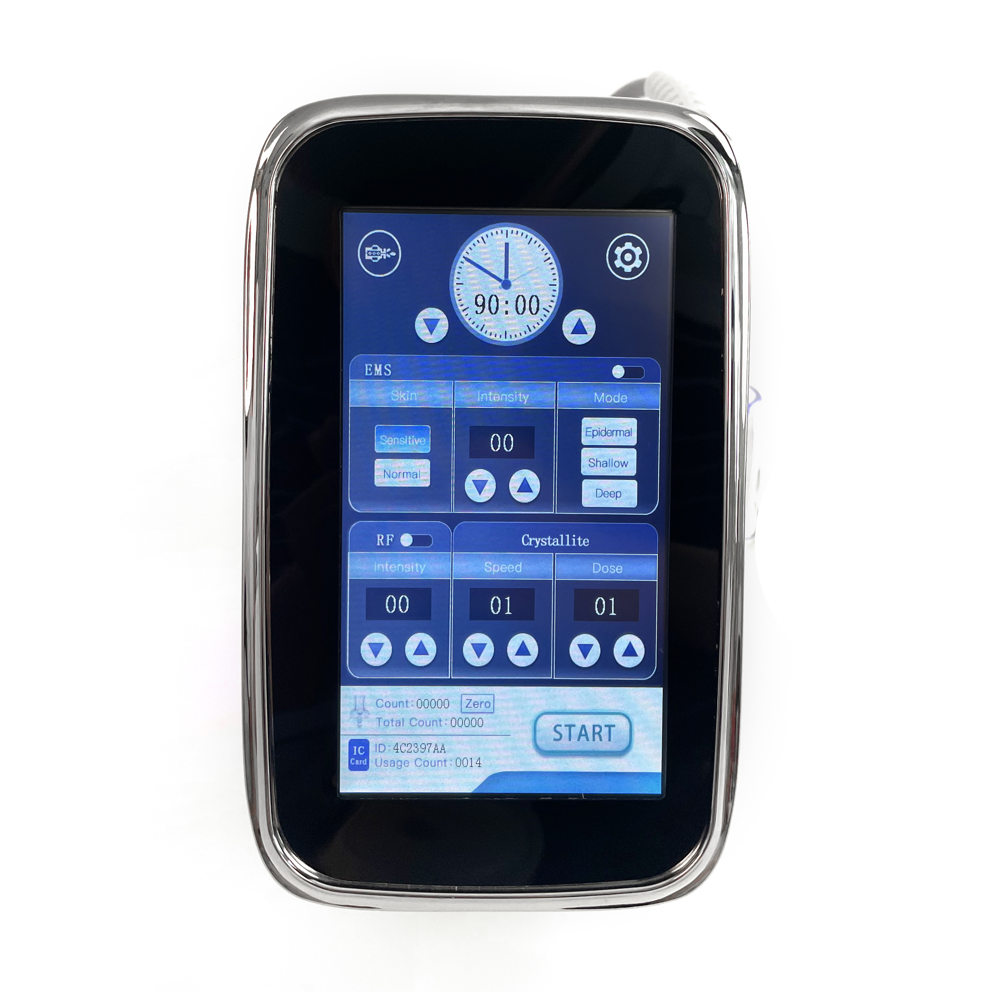 Maquina de Mesoterapia Radiofrecuencia RF EMS Hidrafacial 3 en 1