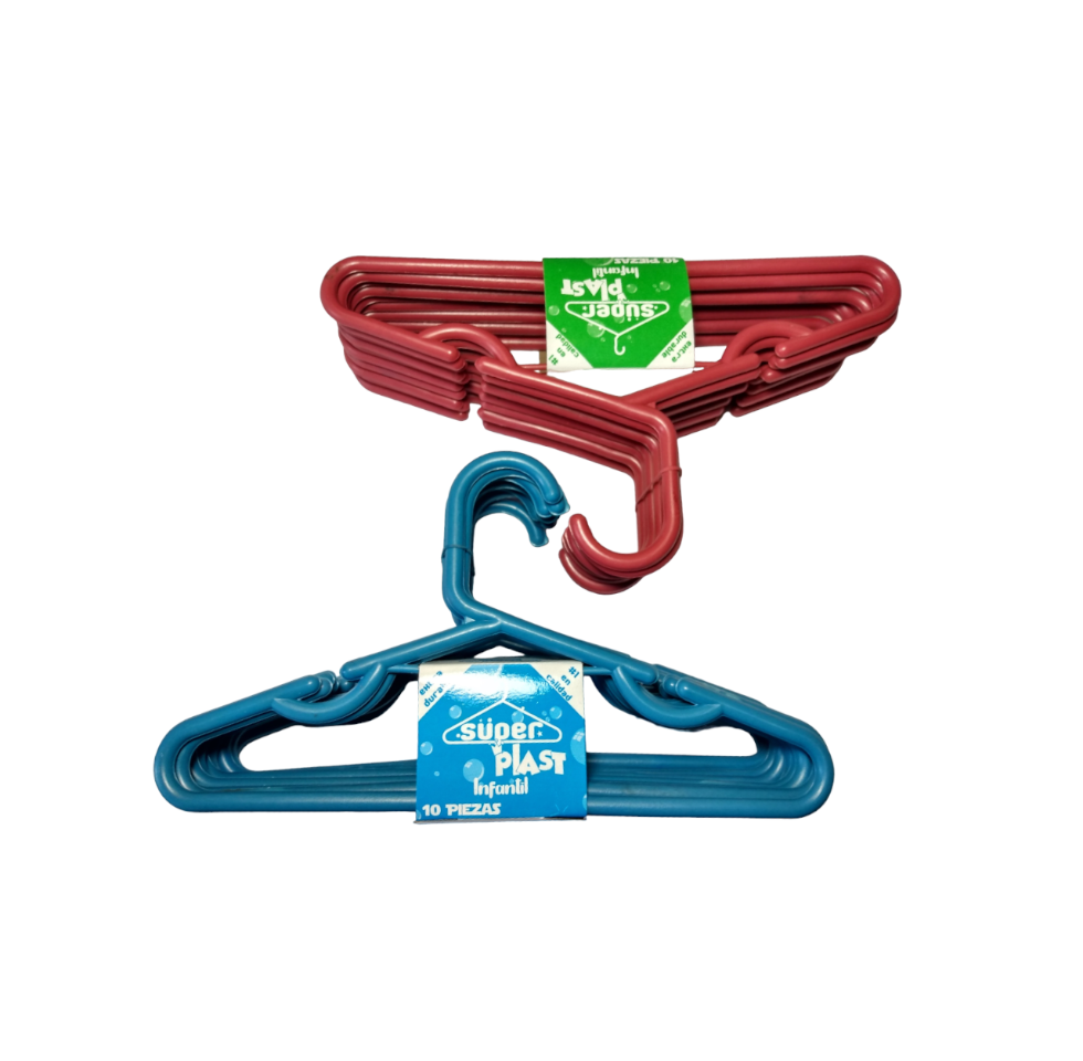 Paquete de 50 Ganchos Para Ropa Infantil Bebe Niño Niña